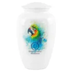 EI-101109 Aluminum Adult Urn Meena With Sticker (1)
