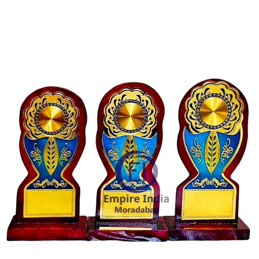 Wooden MDF Board Trophy Set of 3 Mementos | Awards | Shields – Manufacturer & Exporter | Empire India, Moradabad