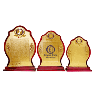 Elegant Star Design MDF Trophy Set of 3 | Gold-Plated Award Plaques – Empire India, Moradabad (Manufacturer & Exporter)