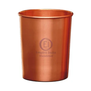 Plain Matte Copper Glass | Handcrafted Drinking Tumbler | Empire India – Moradabad