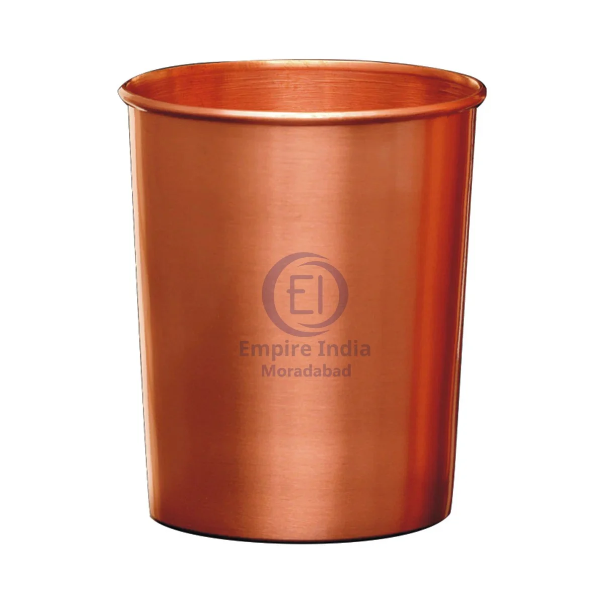Plain Matte Copper Glass Handcrafted Drinking Tumbler Empire India