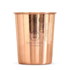 Plain Shine Copper Glass | Polished Copper Tumbler | Empire India – Moradabad